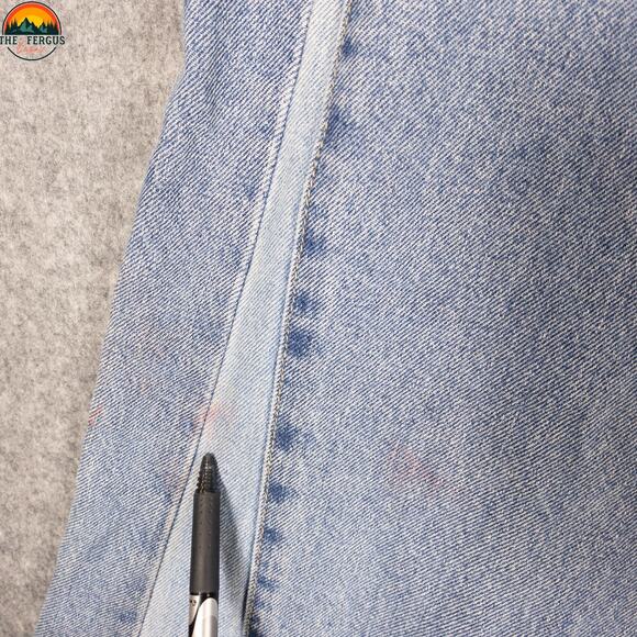 Talulah Wide-Leg Jeans Blue Cotton Denim Patch Style Boho Festival Women's M 28 - Picture 16 of 16